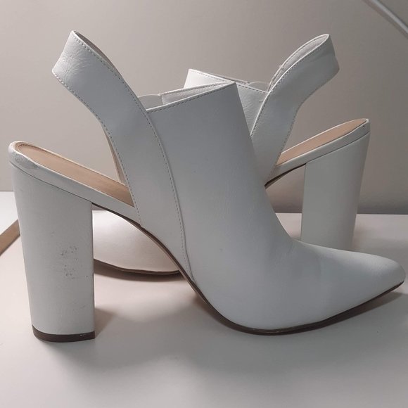 White slingback heels - Picture 4 of 4